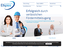 Tablet Screenshot of ellipsis.de